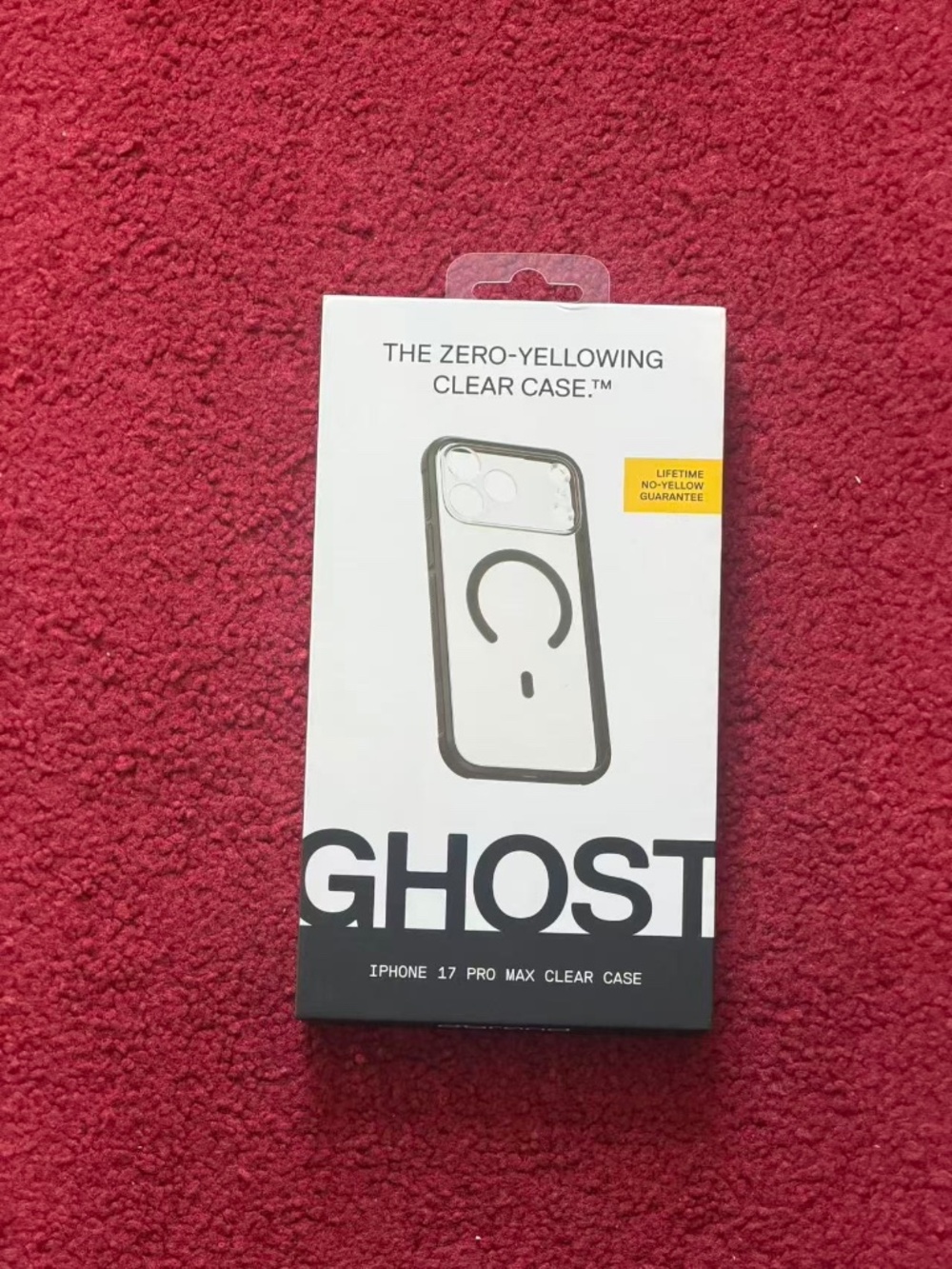 dbrand Ghost Magnetic Anti-Yellowing Clear Case for iPhone 17 Pro Max